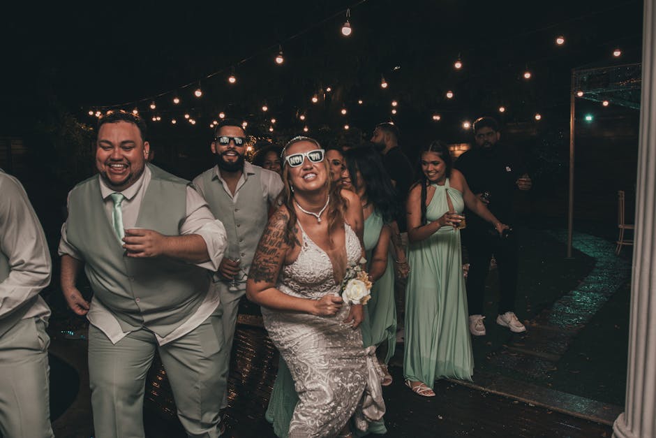 Couple dancing at their wedding reception